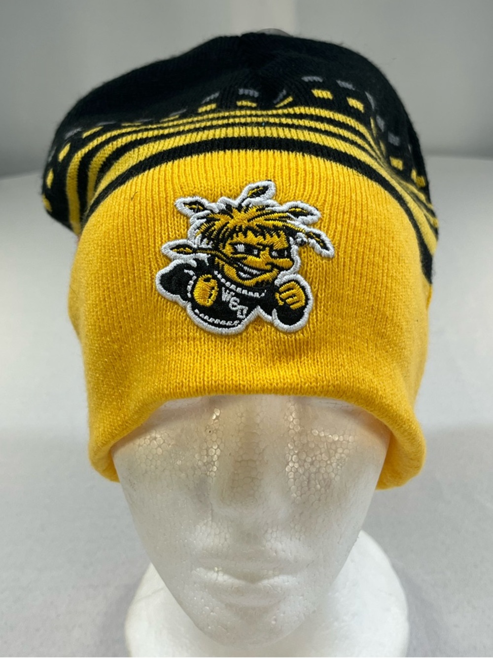 Captivating Headwear  Wichita State Shockers Beanie Hat WSU WuShock NWT